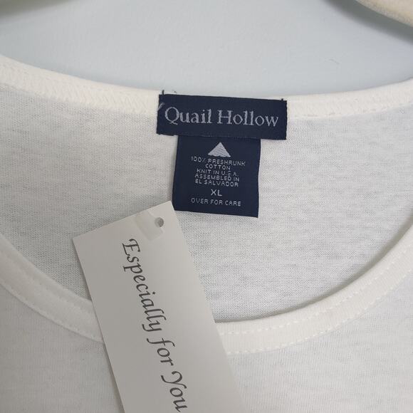 NWT NOS Vintage 90s Quail Hollow Sz XL Red Hot Cats in Hats T Shirt Bryan Moon - Picture 4 of 6